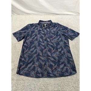 Fat Face Hawaiian Shirt Floral Short Sleeve‎ Button Up UK British Mens XLT Tall